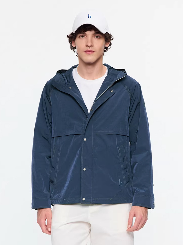 HAZZYS哈吉斯26春夏新款英伦休闲男夹克外套