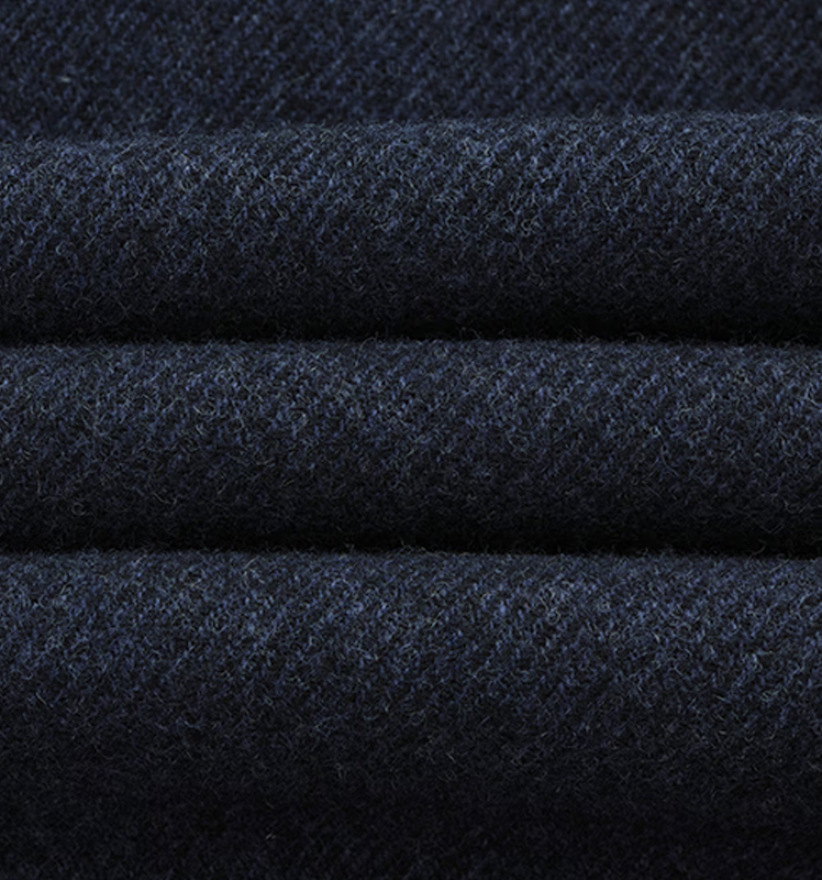 新品【羊毛/羊绒】夹克式毛呢大衣男ABSZH0CDH33 藏青色NV