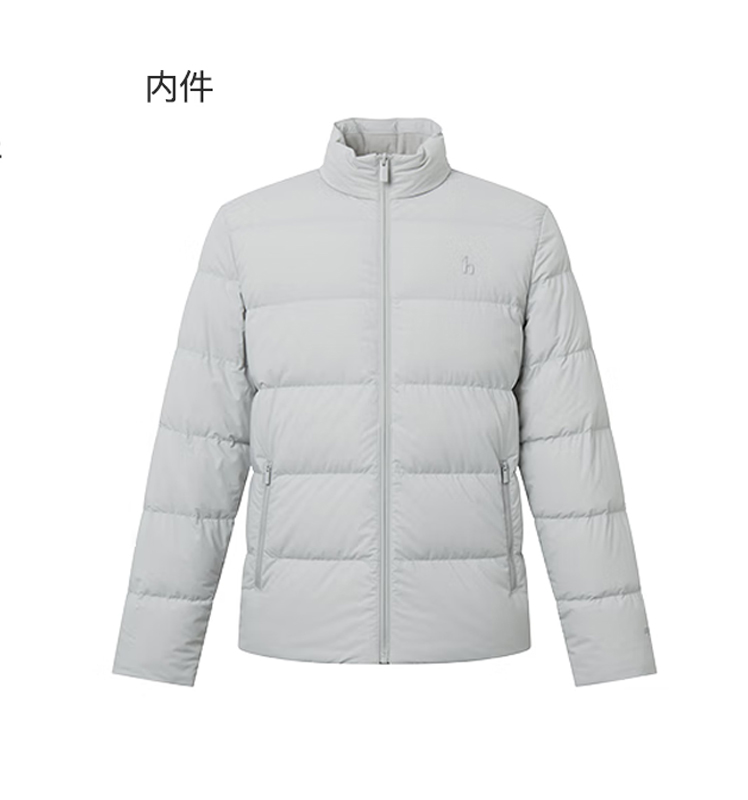  2025冬季新款【一衣多穿】防风/拒水羽绒服男ASFZU0CDUA9 浅灰色LE