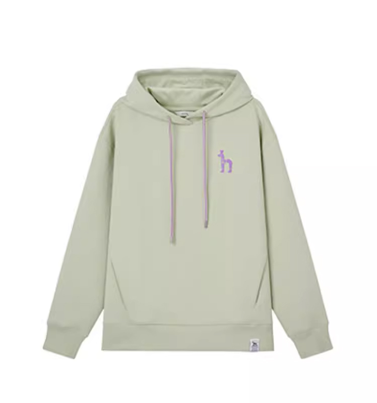 Hazzys哈吉斯连帽卫衣女秋冬宽松通勤休闲上衣时尚潮流长袖T恤