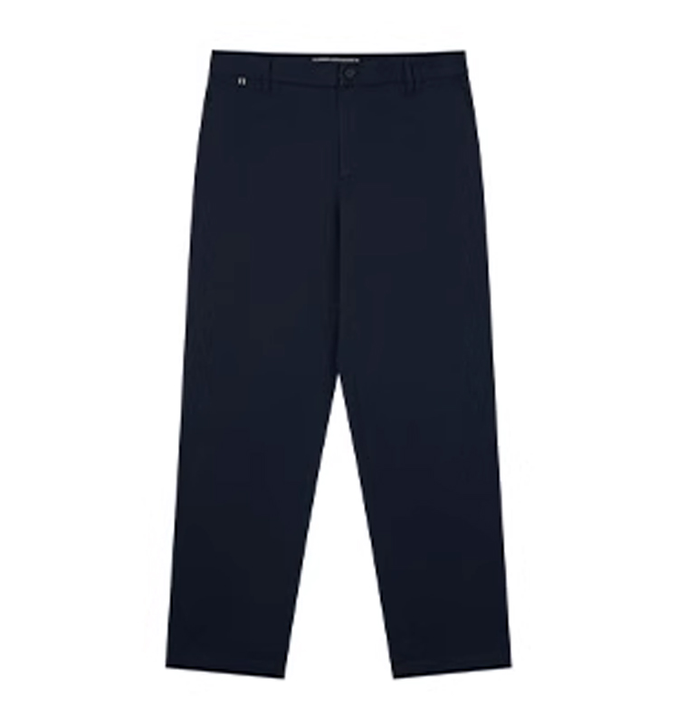 Hazzys哈吉斯2025秋季新品男士宽松版通勤休闲裤长裤