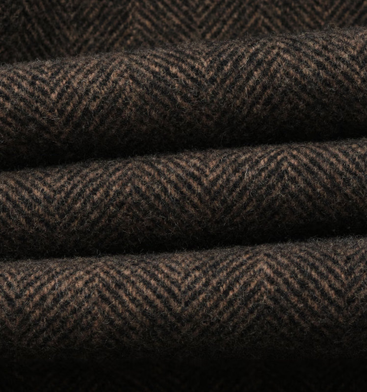 新品【羊毛/羊绒】中长款毛呢大衣男ABSZH0CDH25 棕色BW