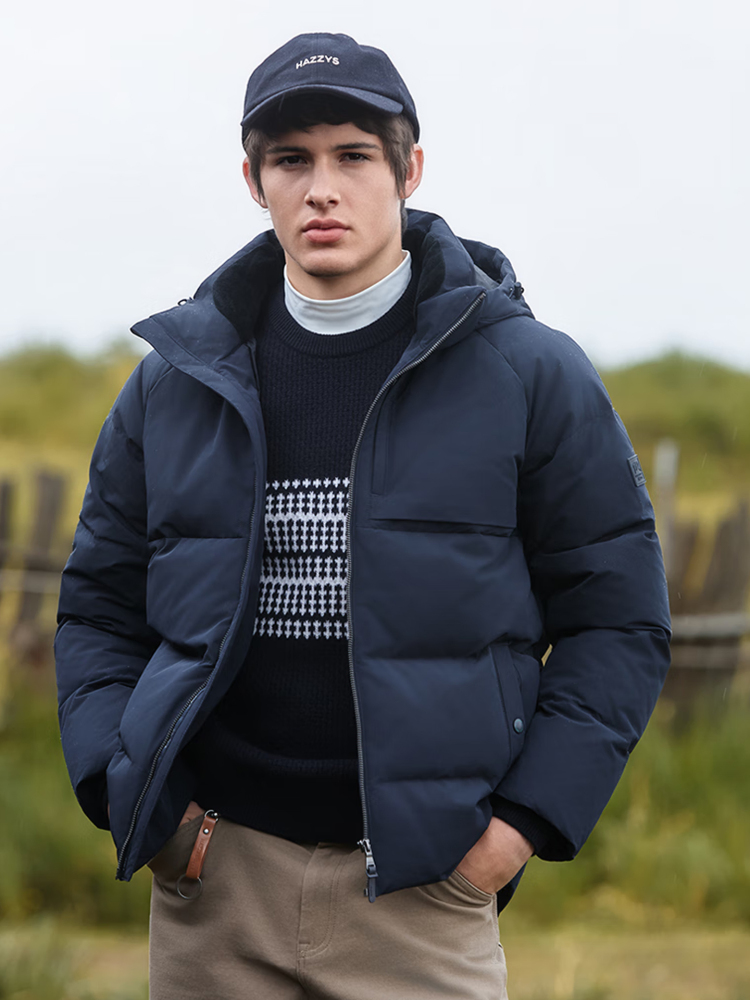 2025秋季新款帽子【羊毛混纺】简约棒球帽男AAAZ1CCC004 深藏青色DN 均码