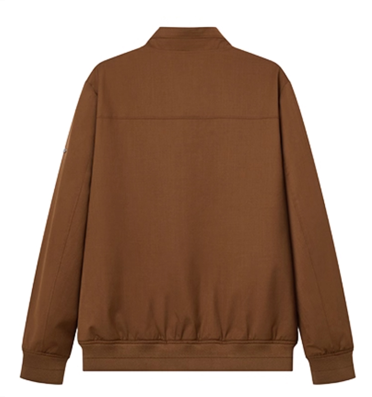 HAZZYS哈吉斯2025秋季新品男装夹克休闲立领外套上衣