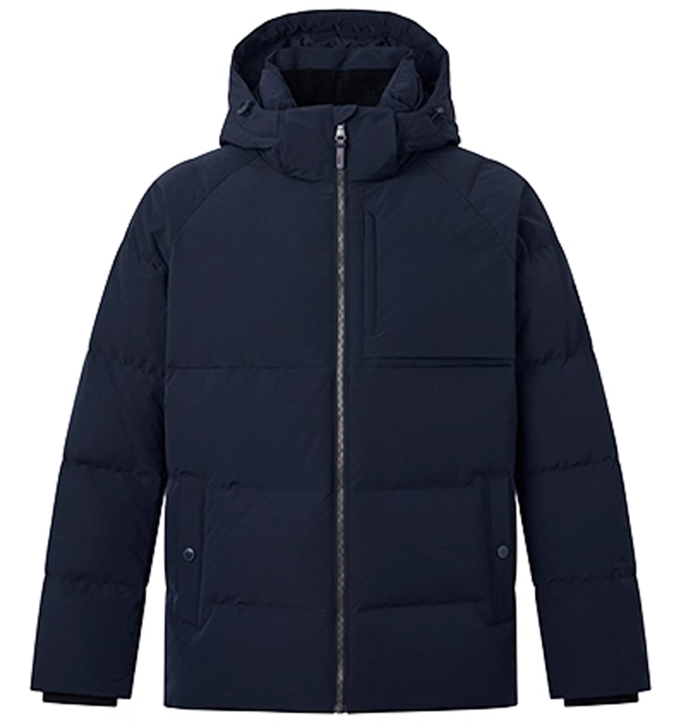 【张晚意明星同款】Hazzys哈吉斯男士羽绒服秋冬季面包鹅绒服外套