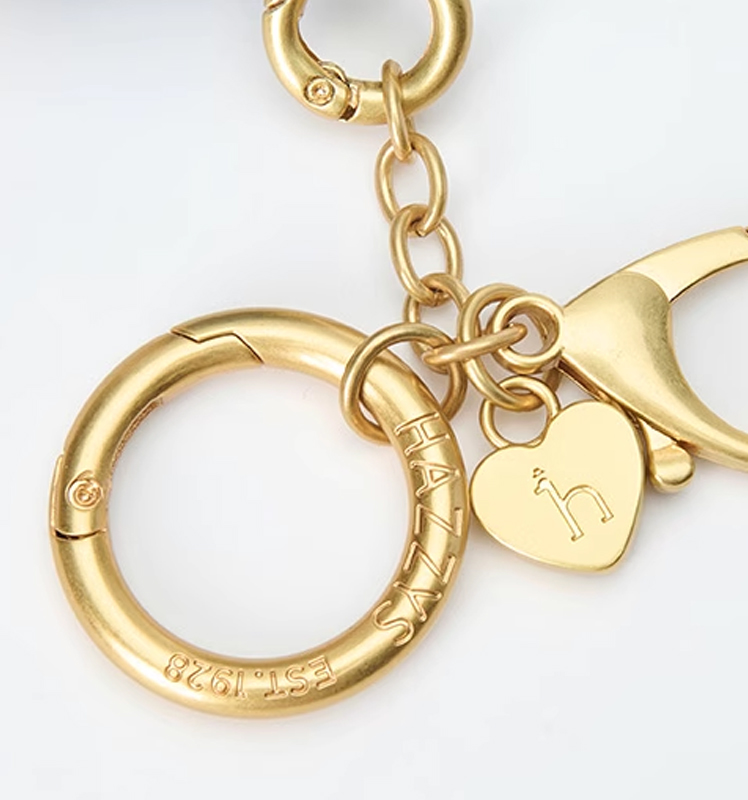 Hazzys哈吉斯时尚狗狗钥匙扣毛绒公仔挂件箱包配件