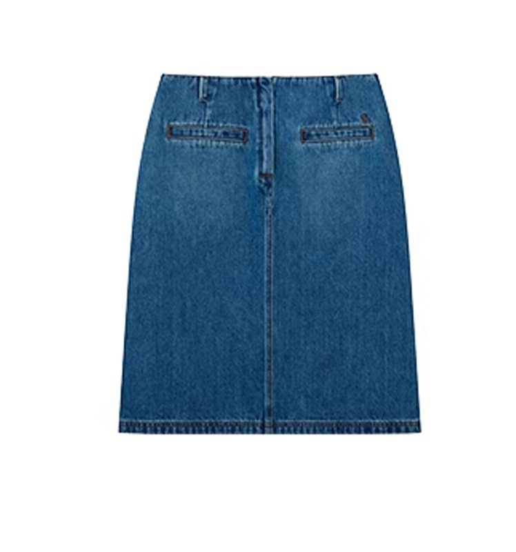 Hazzys哈吉斯长袖牛仔连衣裙女士2025年秋季新款裙子