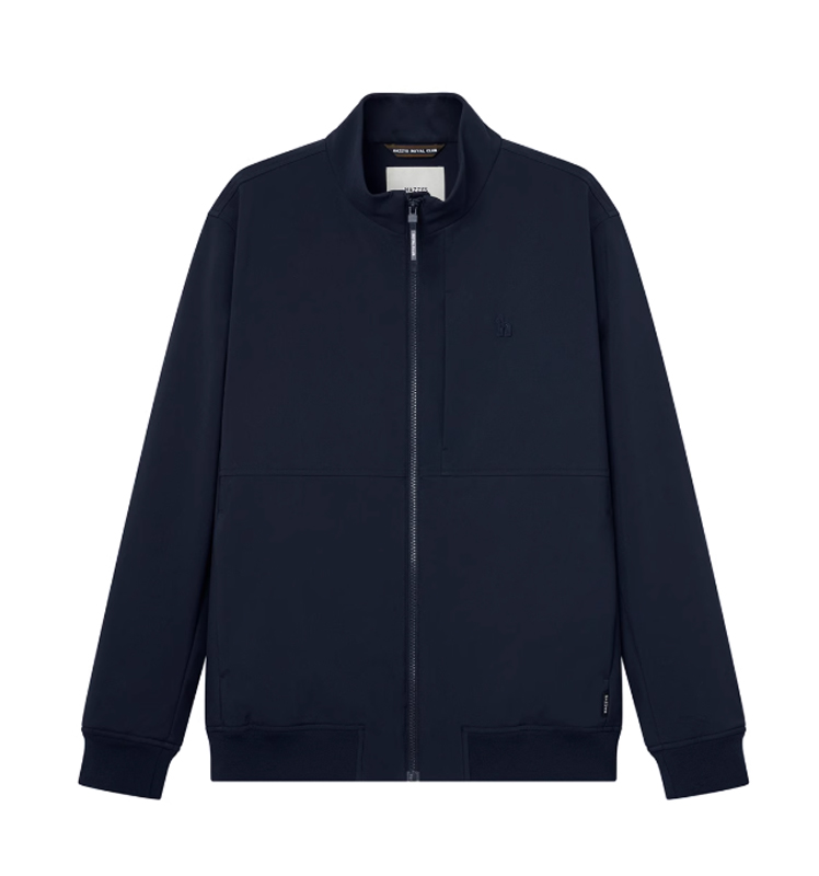 HAZZYS哈吉斯2025秋季新品男装夹克休闲立领通勤外套