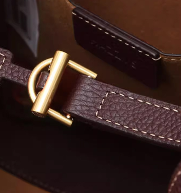 Hazzys哈吉斯纯色托特包女士2025年秋季新款斜挎包