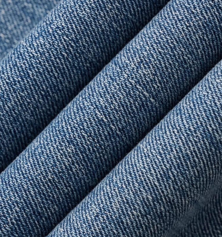 Hazzys哈吉斯男士长裤丹宁复古蓝色显瘦锥形牛仔裤潮