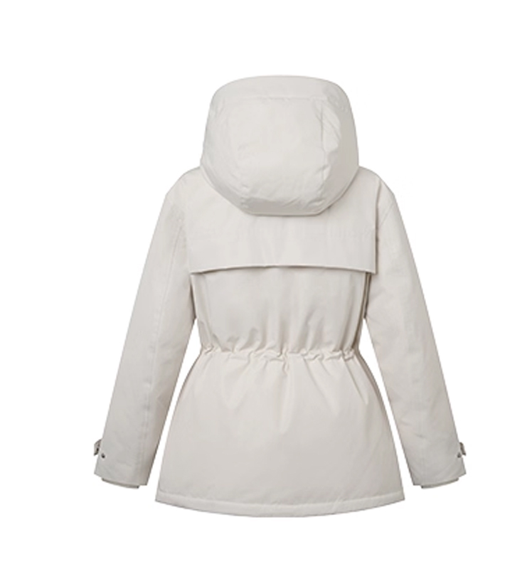 【宋佳明星同款】Hazzys哈吉斯三防羽绒服女冬季户外鹅绒宽松外套