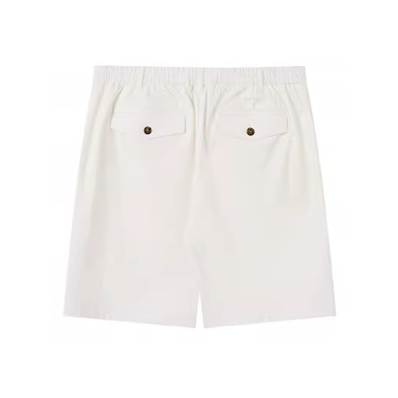 Hazzys哈吉斯休闲男装短裤时尚潮流通勤简约纯色下装