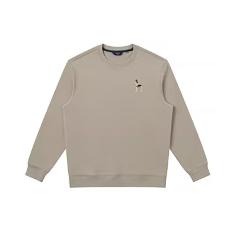 Hazzys哈吉斯春季男休闲通勤套头卫衣多色套头上衣