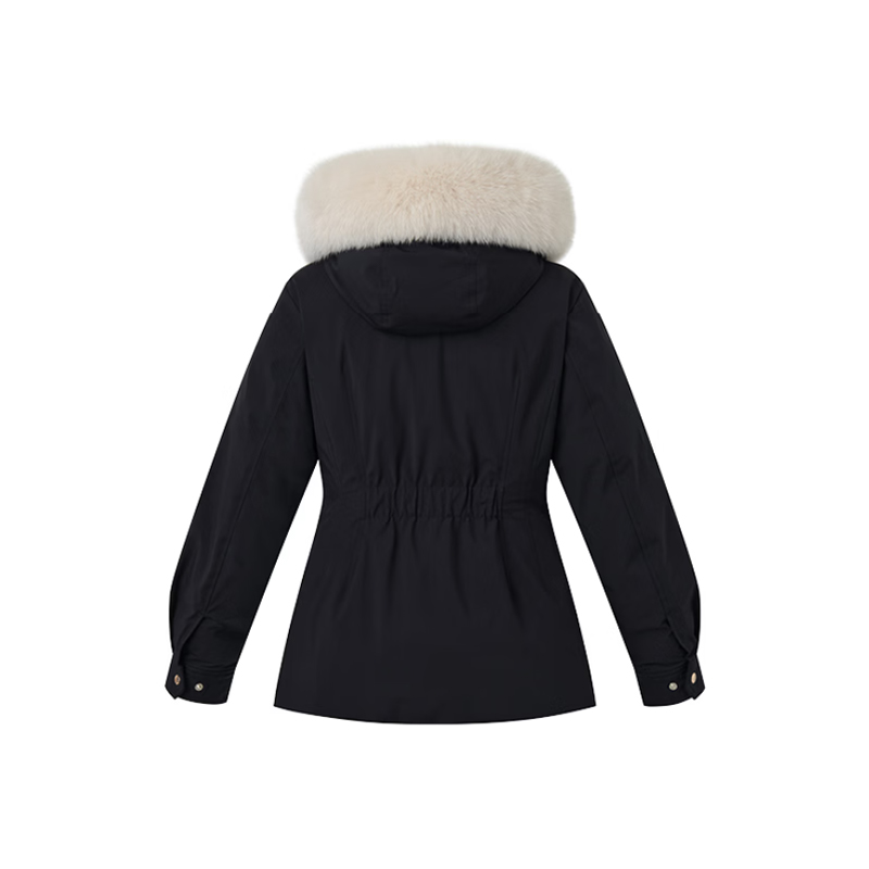 HAZZYS【可脱卸毛领】哈吉斯女装 2026冬季女士收腰羽绒服