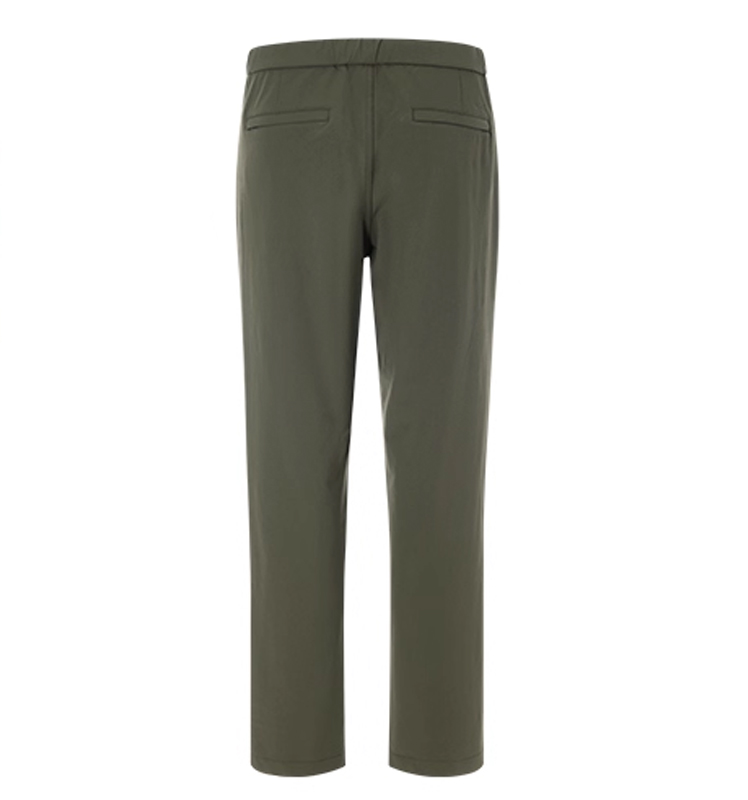 Hazzys哈吉斯男士商务休闲锥形长裤通勤纯色微弹裤子