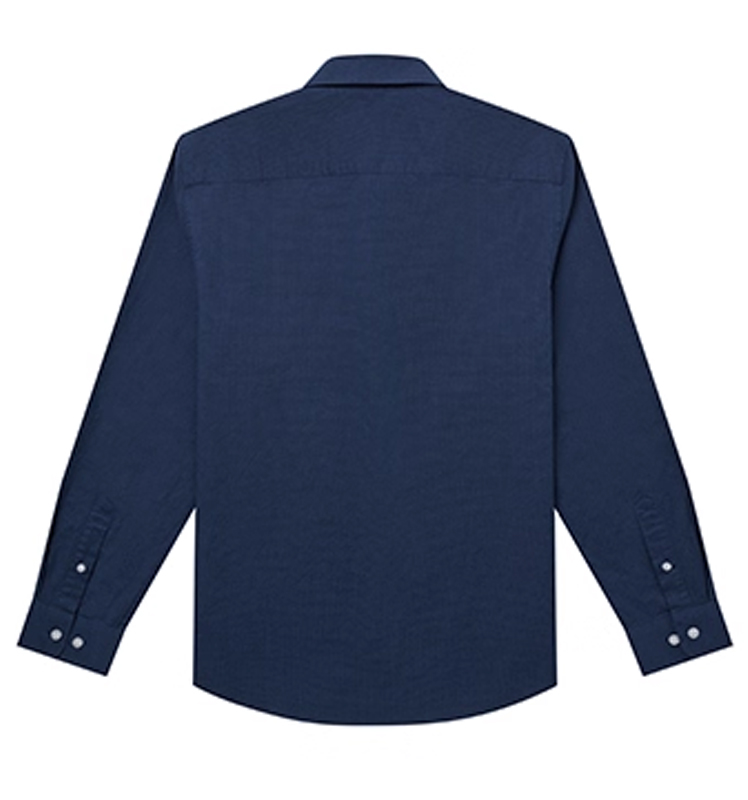 Hazzys哈吉斯千鸟格长袖衬衫男士秋季休闲衬衣通勤商务合体上衣潮