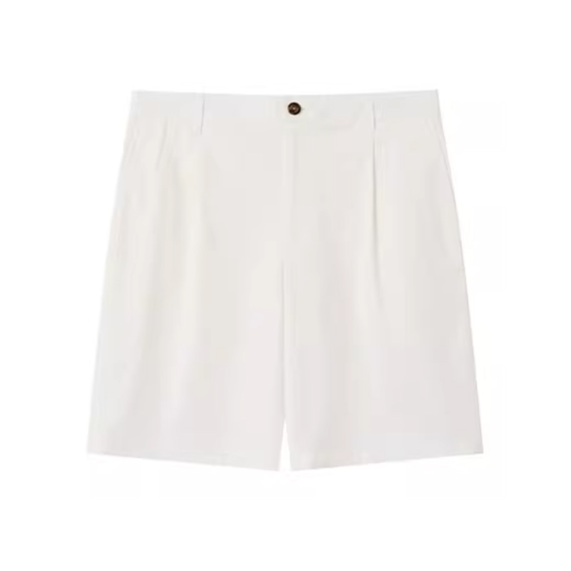 Hazzys哈吉斯休闲男装短裤时尚潮流通勤简约纯色下装