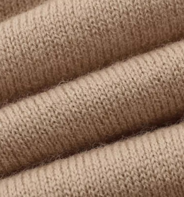 Hazzys哈吉斯针织羊毛开衫女假两件毛衣外套舒适上衣